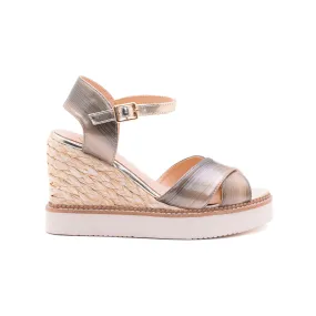 Ada Light Gold Espadrilles