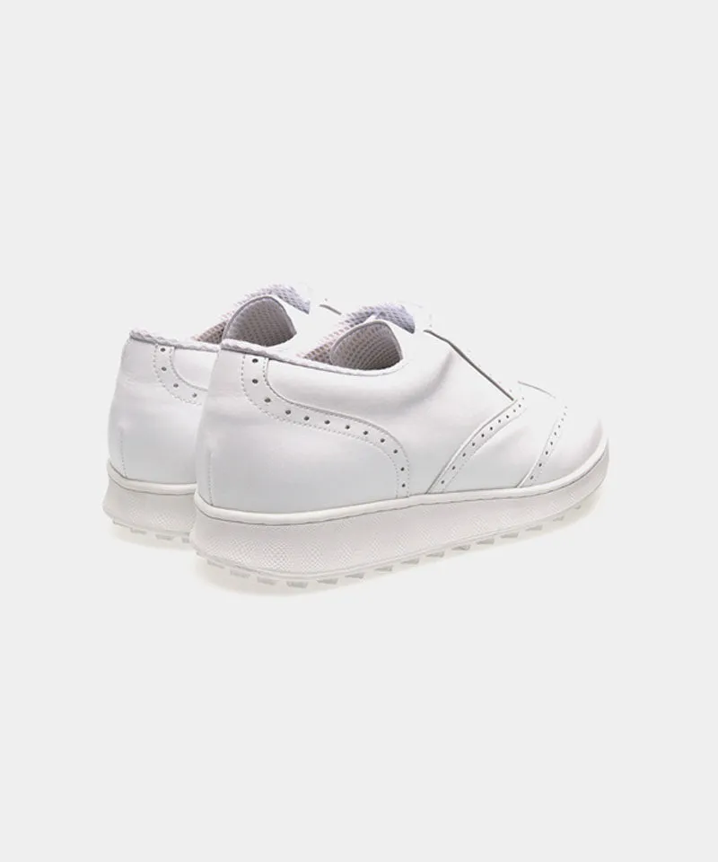 ALL CLASSIC Golf Wingtip Spikeless Golf Shoes - White