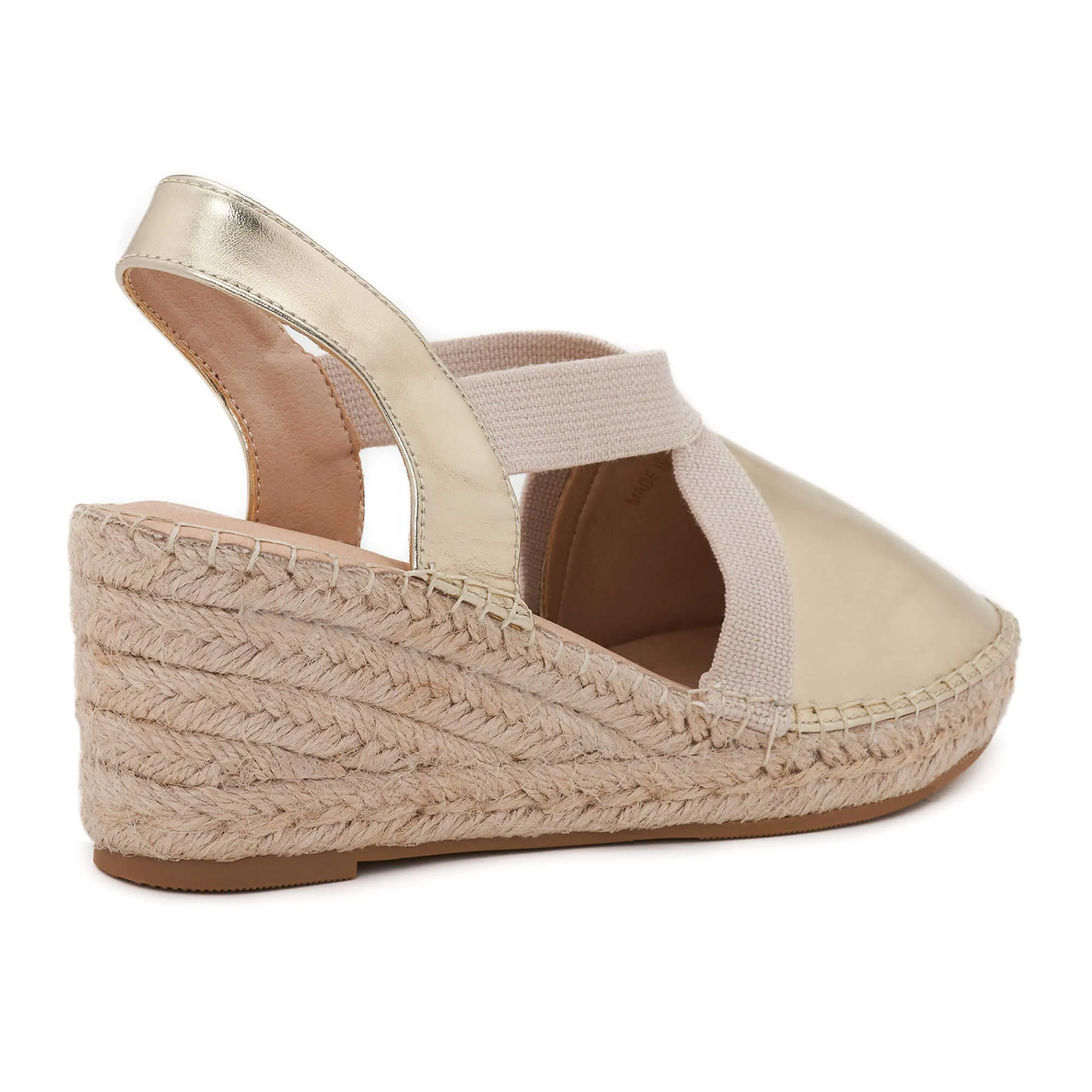 Anya Light Gold Espadrille