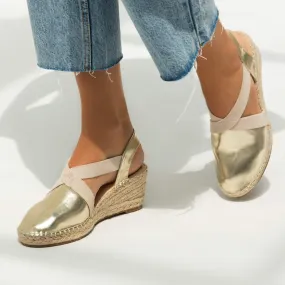 Anya Light Gold Espadrille