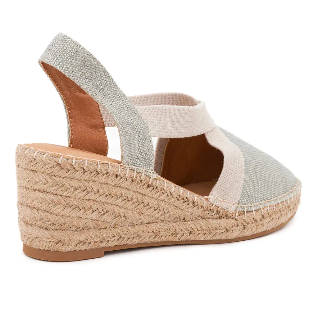 Anya Light Silver Espadrilles