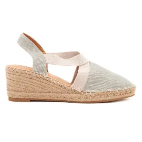 Anya Light Silver Espadrilles