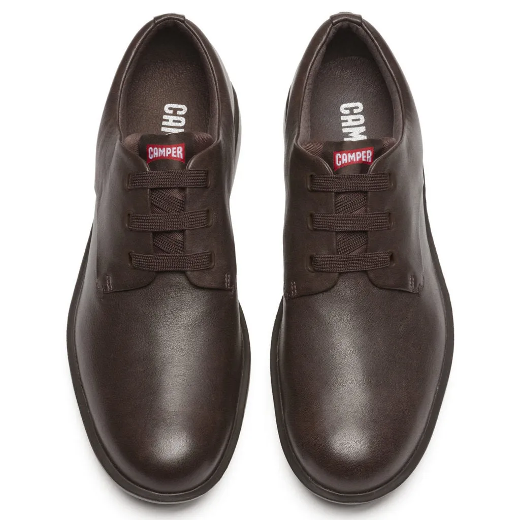 Atom Work Polished Leather Blucher Men's Shoes