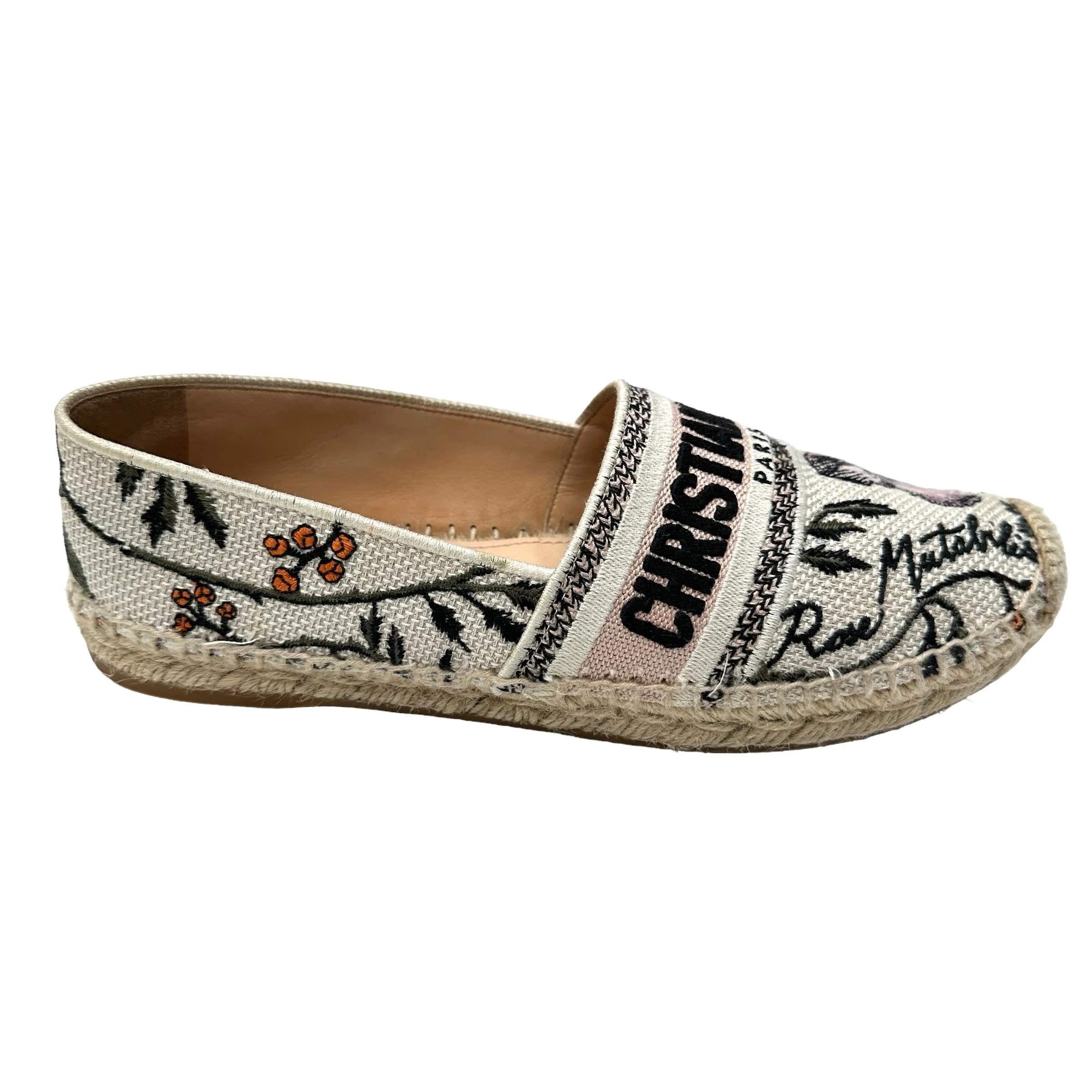 Beige Monogram Espadrilles - 9