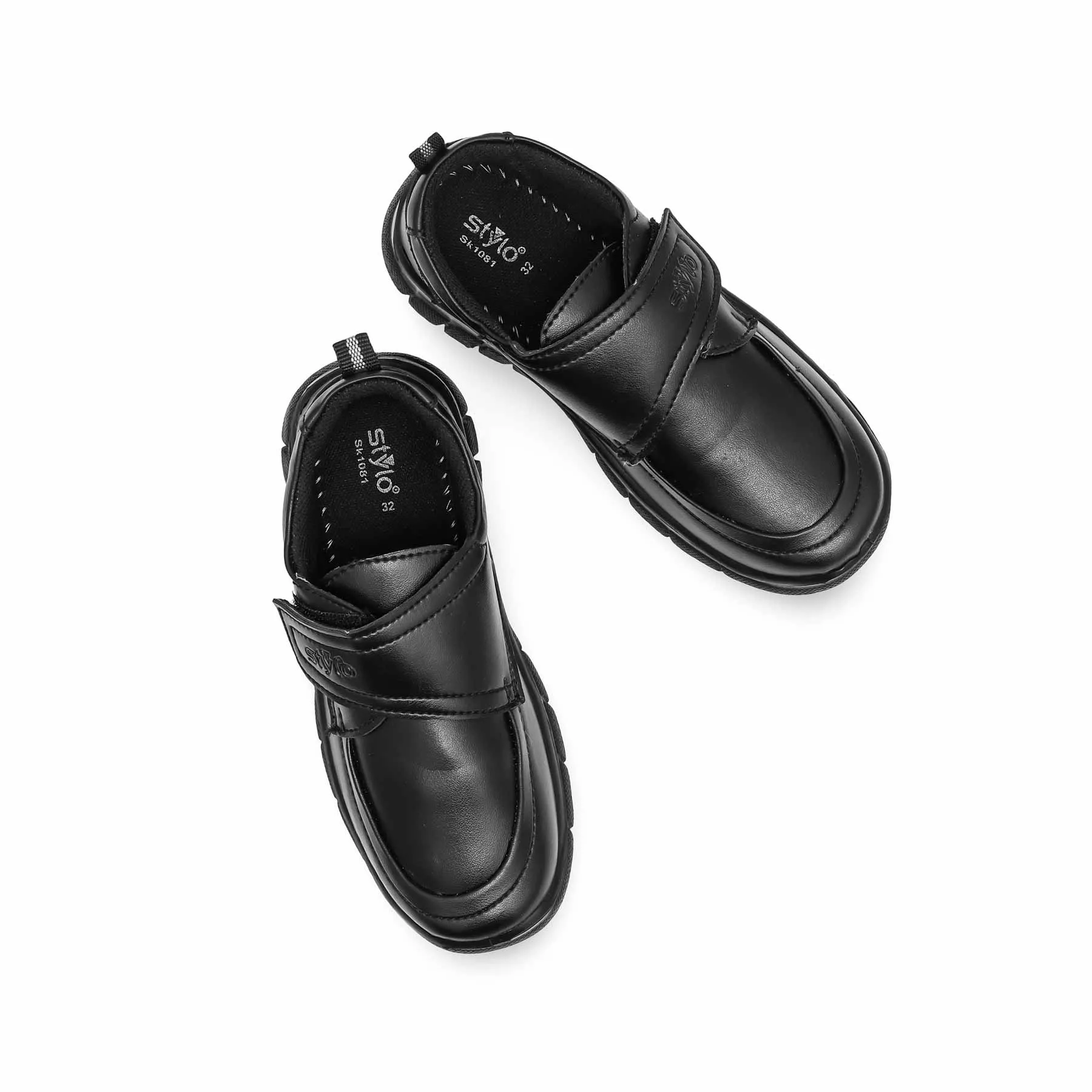 Boys Black School Shoes SK1085