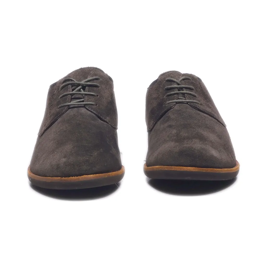 Calvin Klein Harmon Formal Lace Ups Suede Brown Colour For Men