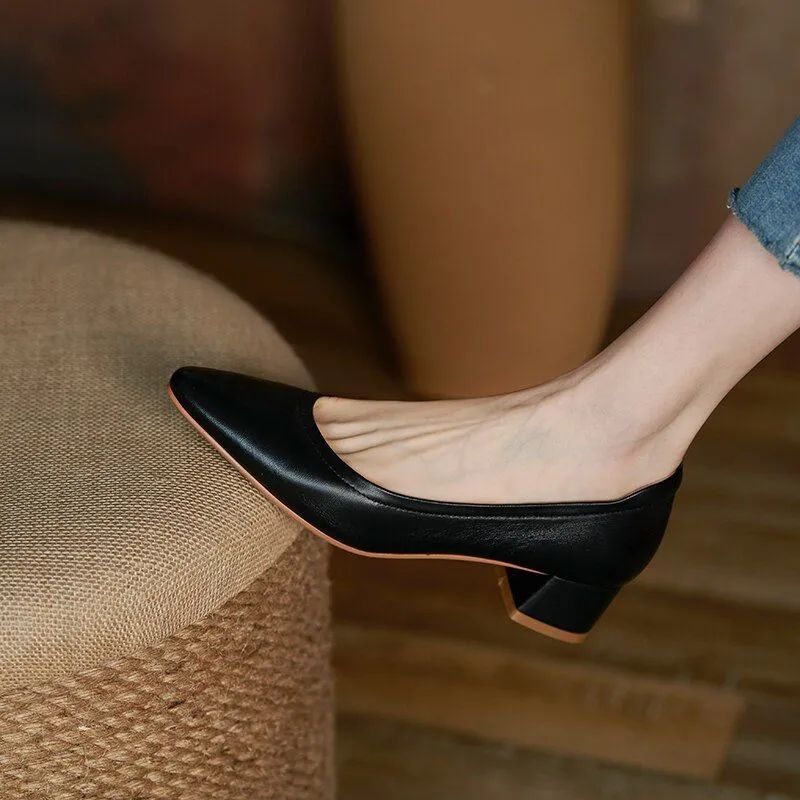 Comfortable High Heels Pumps - Women's Casual Shoes WC122