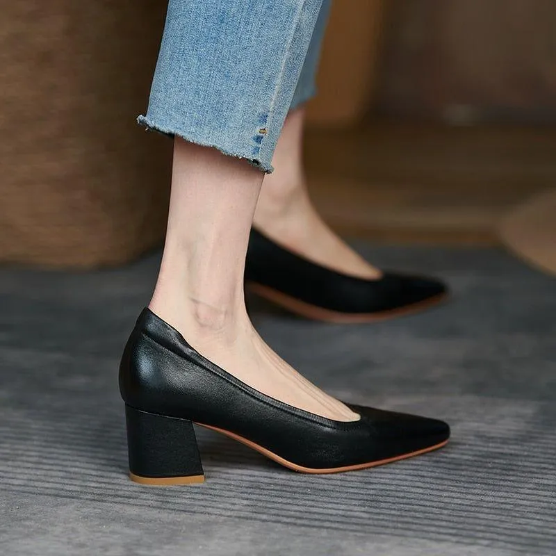 Comfortable High Heels Pumps - Women's Casual Shoes WC122