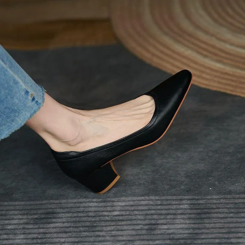 Comfortable High Heels Pumps - Women's Casual Shoes WC122