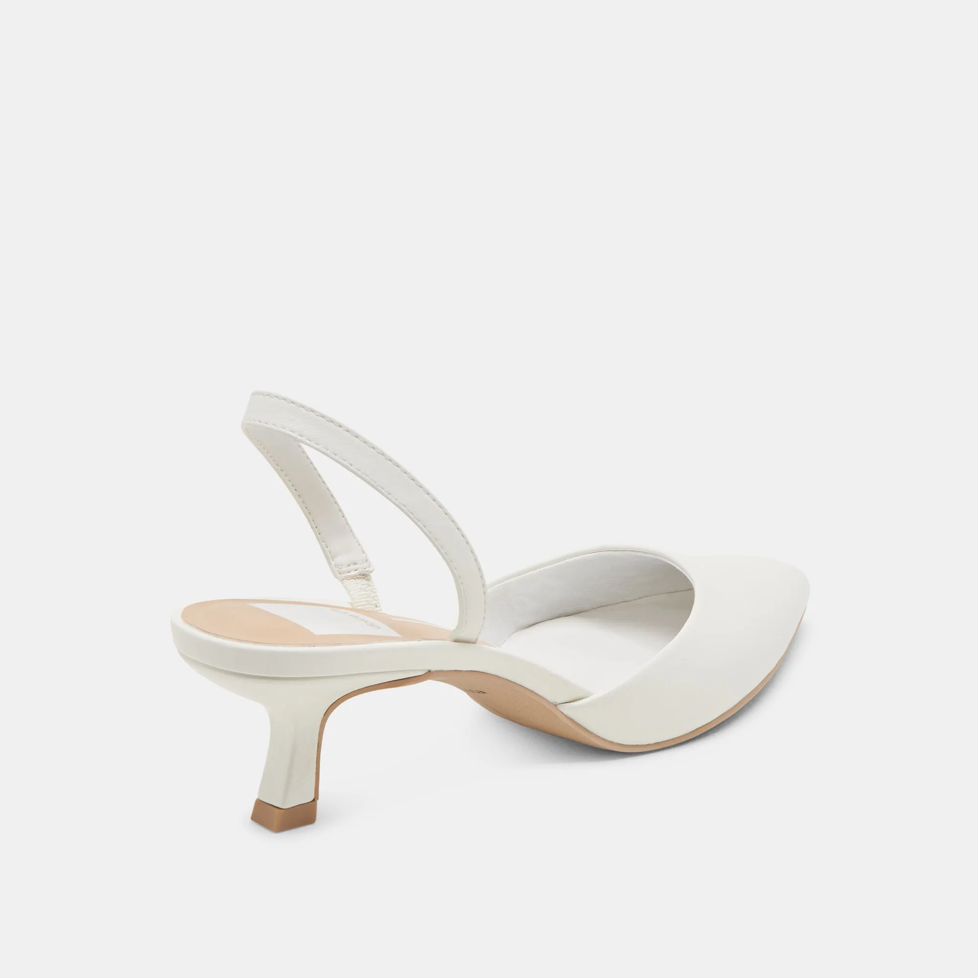 CORSA HEELS TRUE WHITE LEATHER