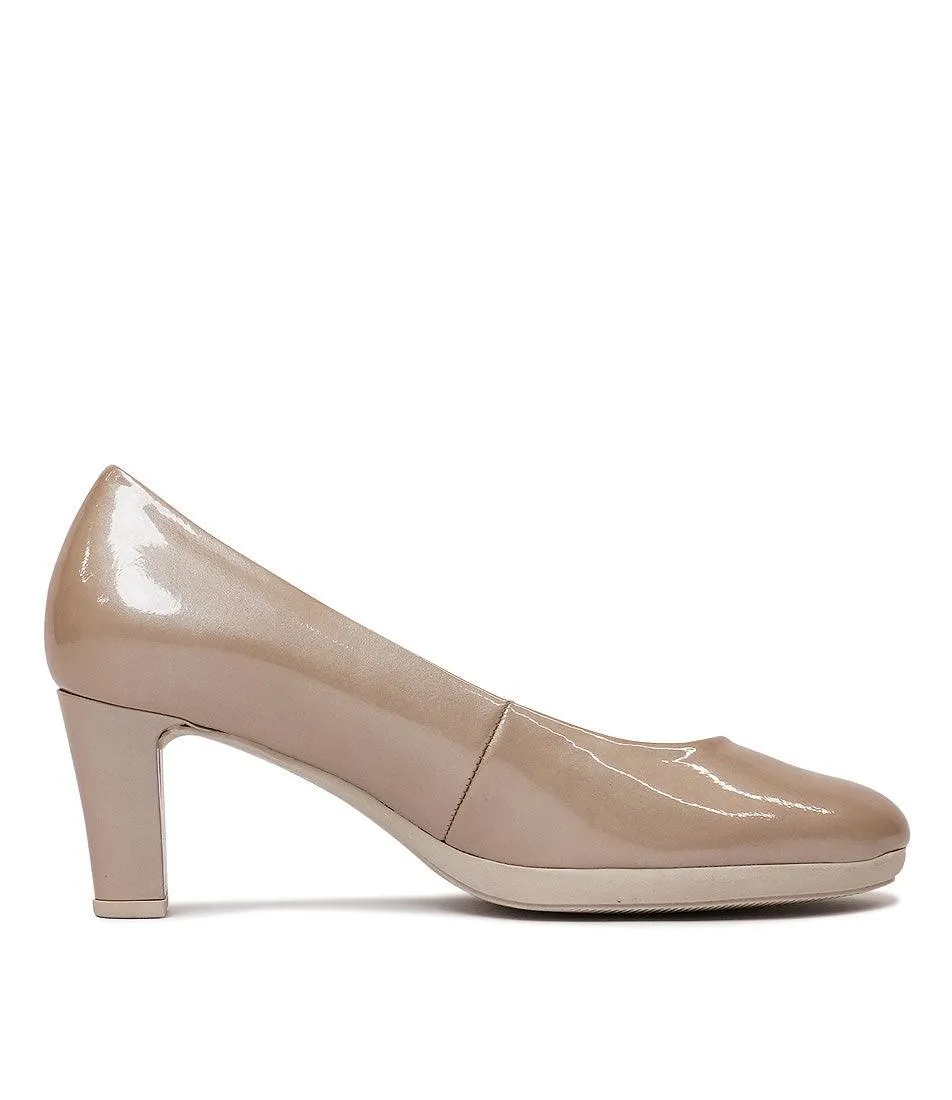 Coti Nude Patent Leather Heels