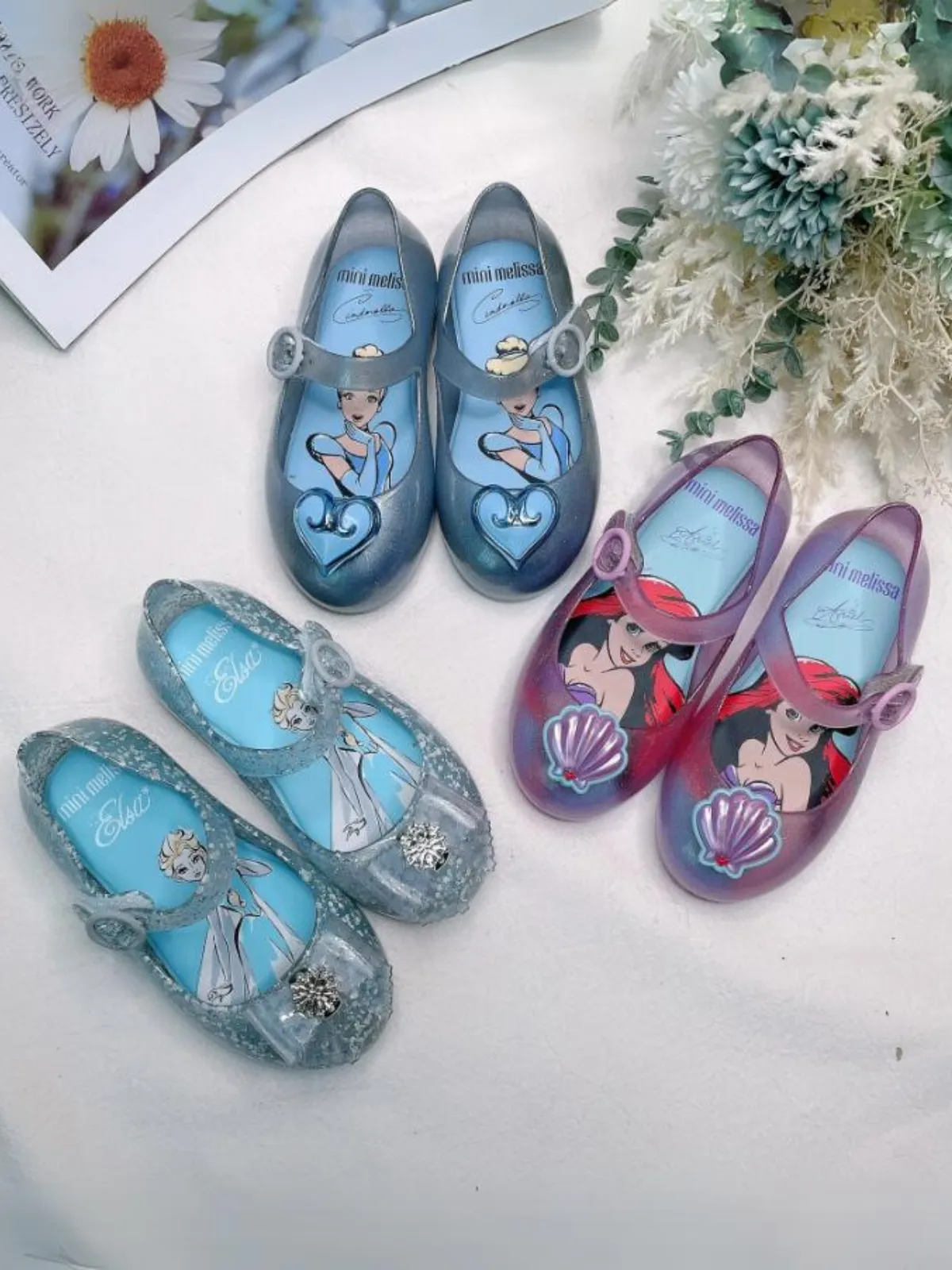 Girls Enchanting Princess Jelly Shoes By Liv and Mia