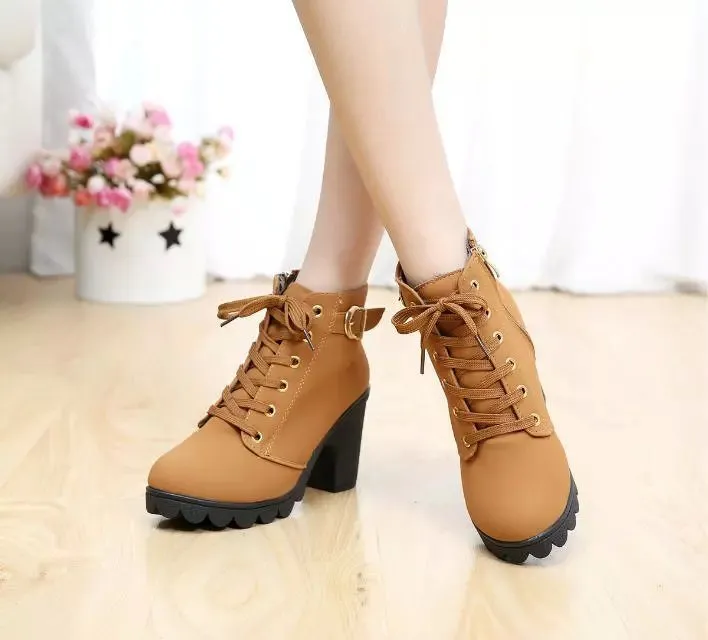 High Heel Ankle Boots