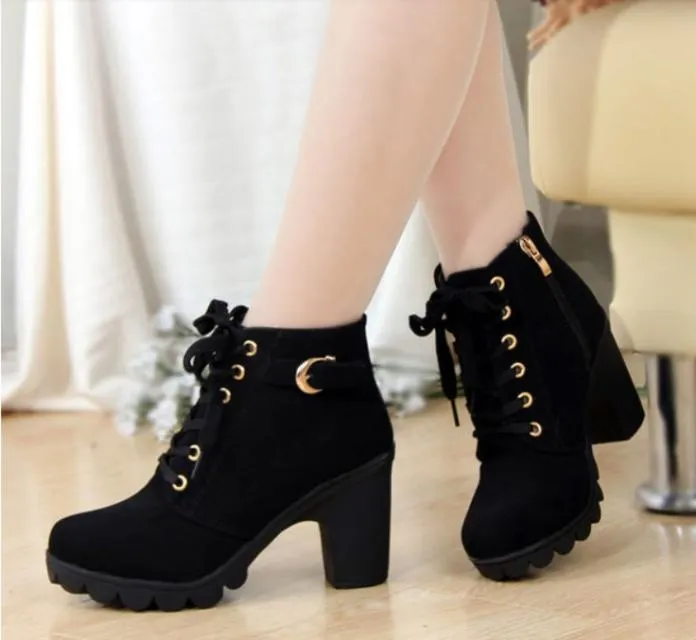 High Heel Ankle Boots