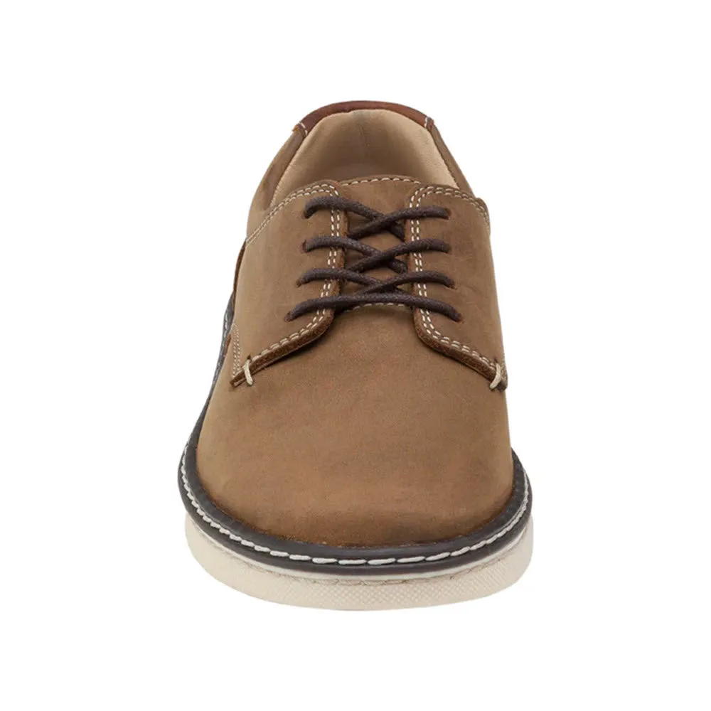 JOHNSTON & MURPHY MCGUFFEY PLAIN TOE BROWN - MENS