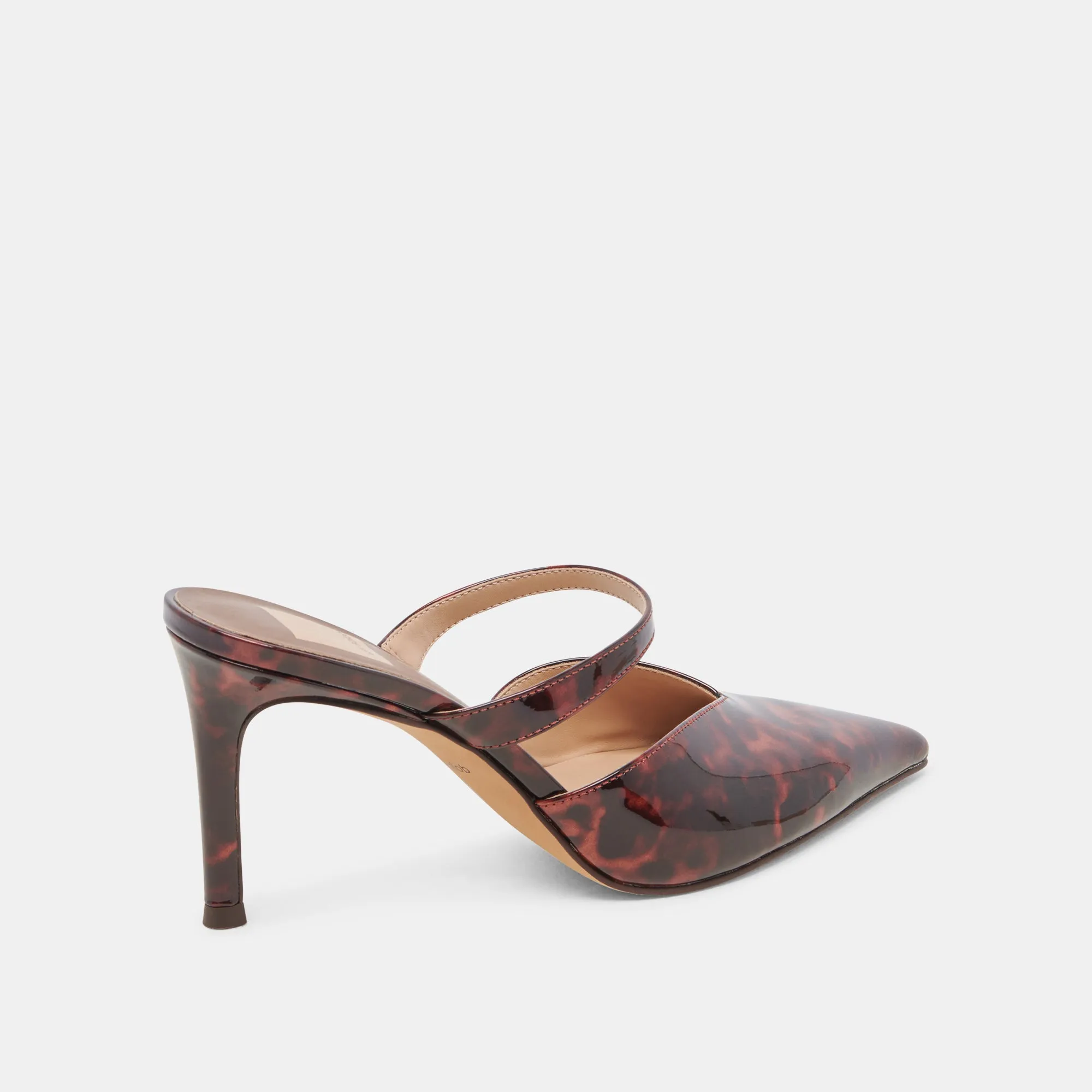 KANIKA HEELS TORTOISE PATENT LEATHER