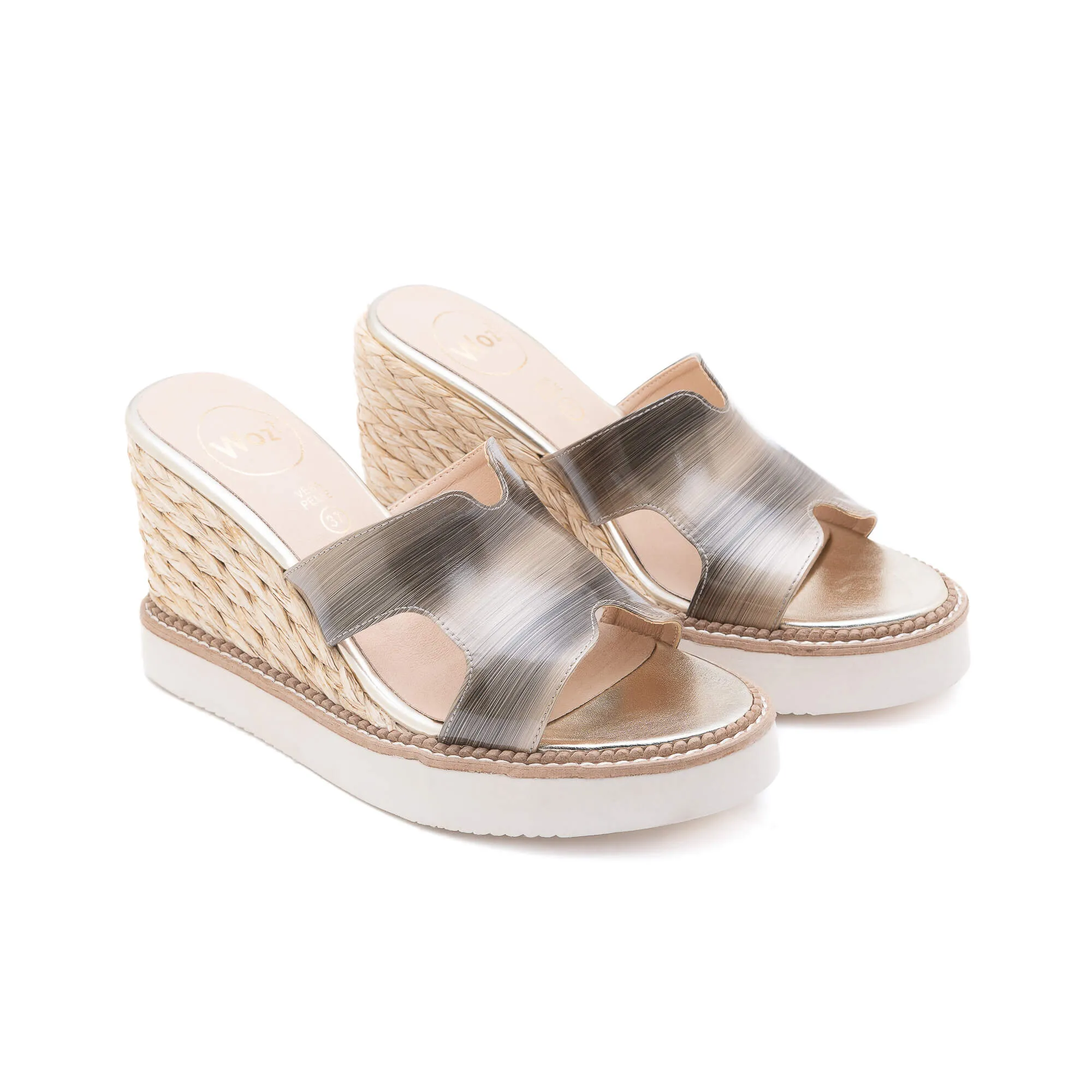 Lia Light Gold Espadrilles