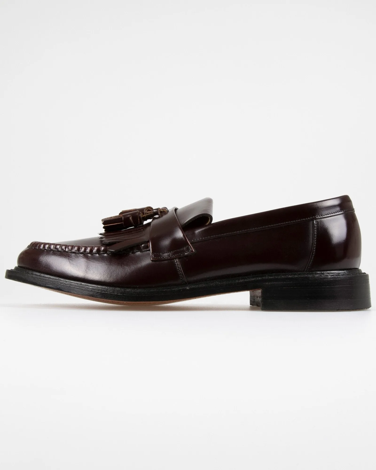 Loake Professional Brighton Polished Tassel Loafer - Oxblood