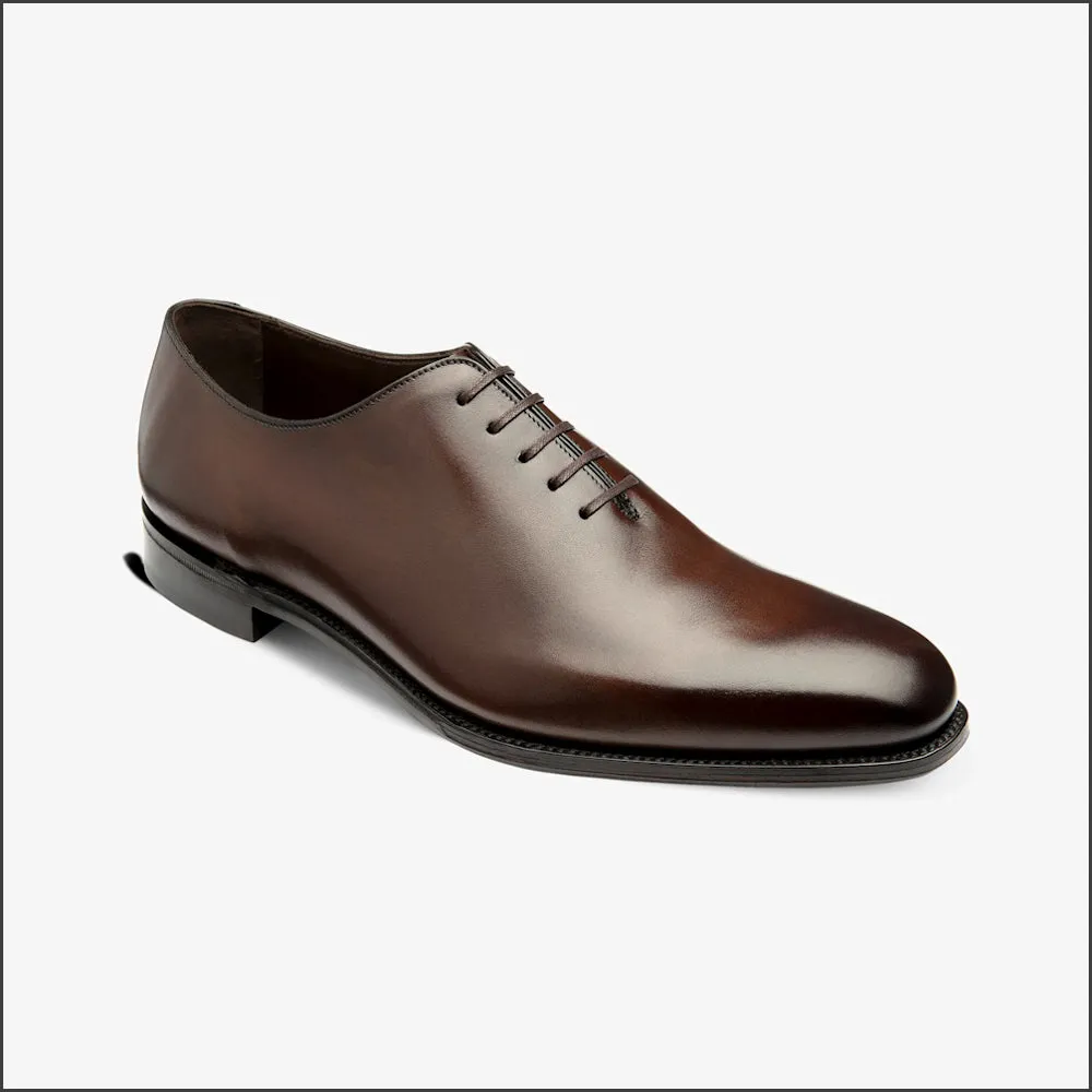 Loake Wholebury Dark Brown Leather Sole -