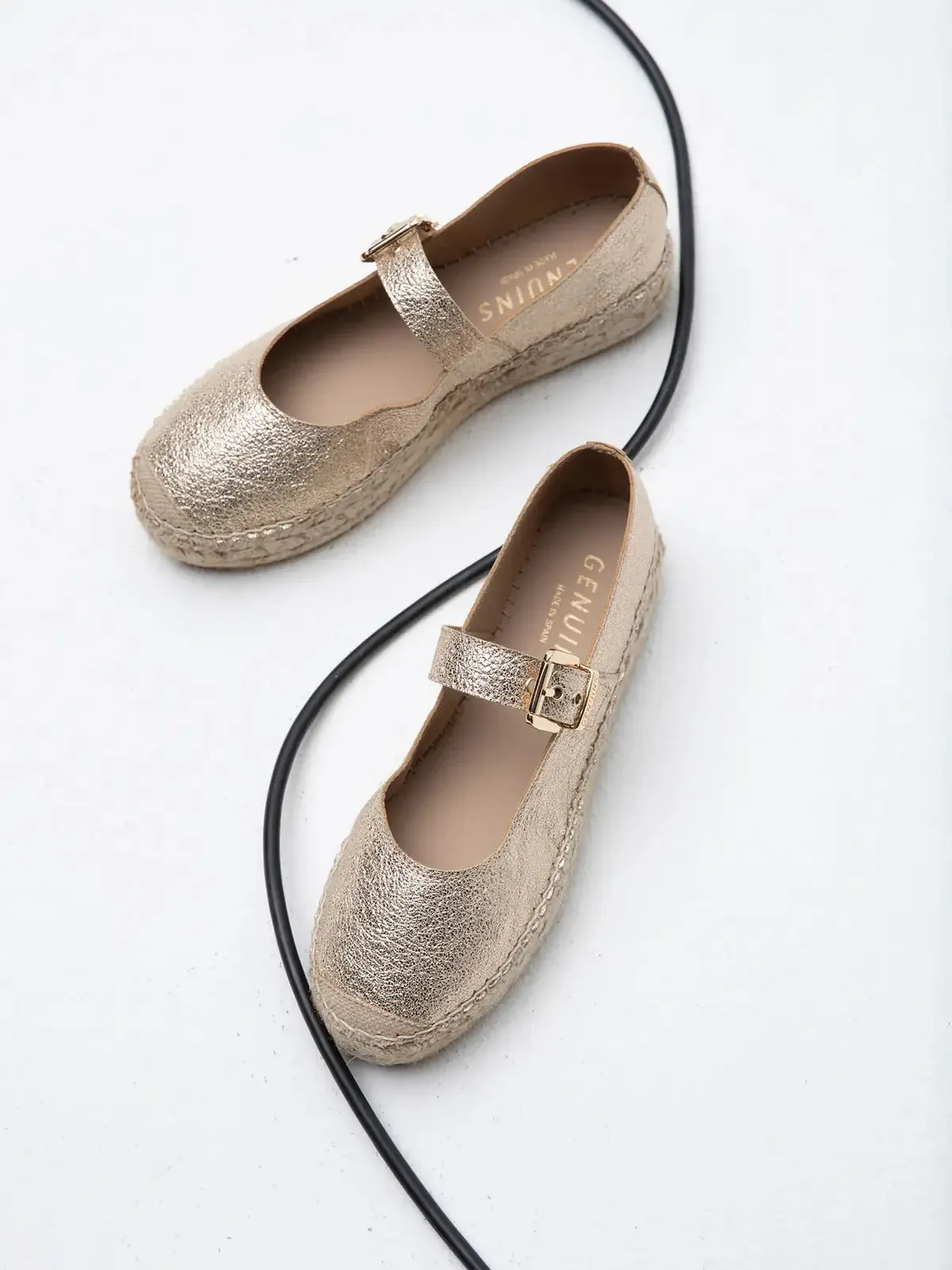 Marza Light Gold Espadrille