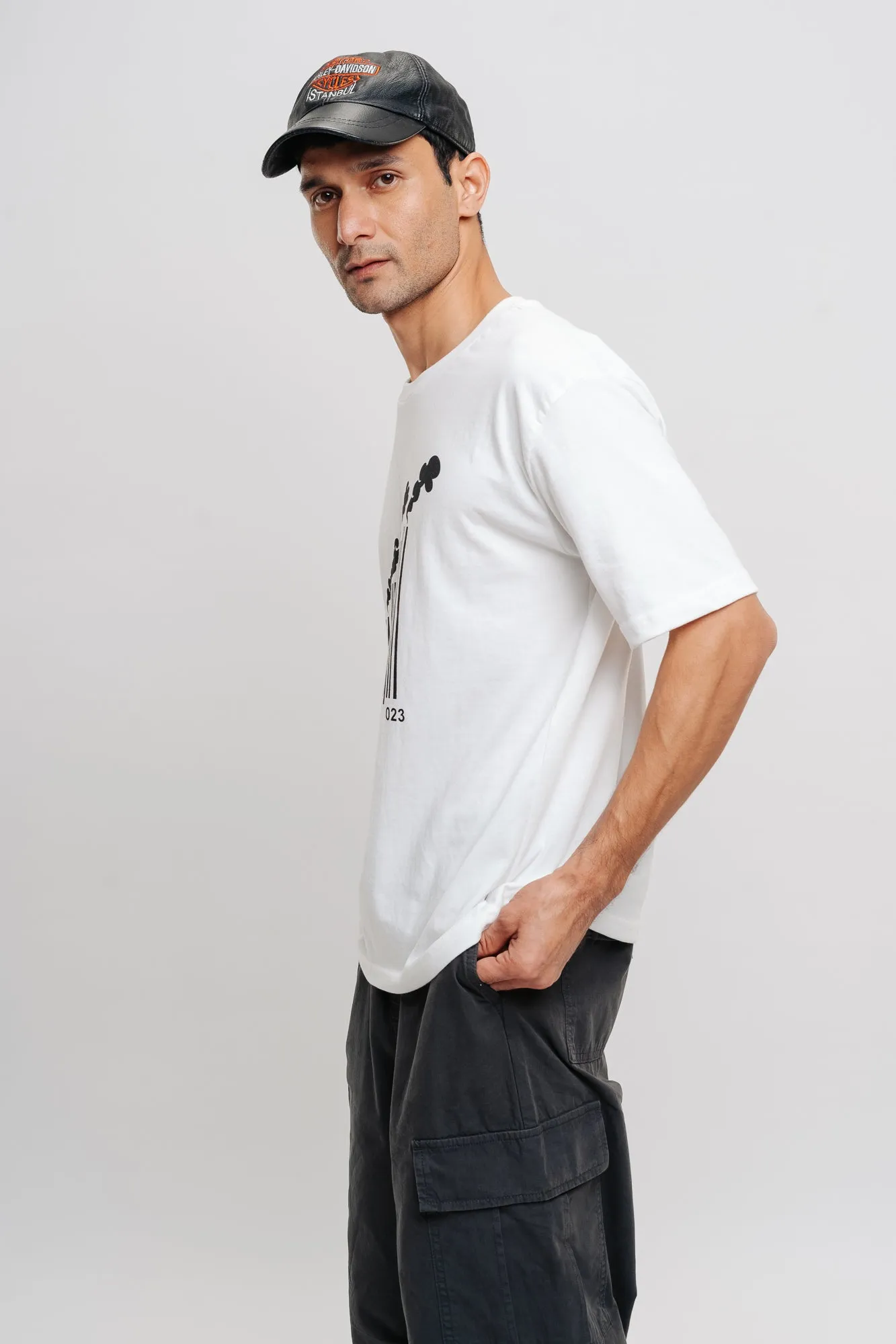 Men's White Blow Off Tees