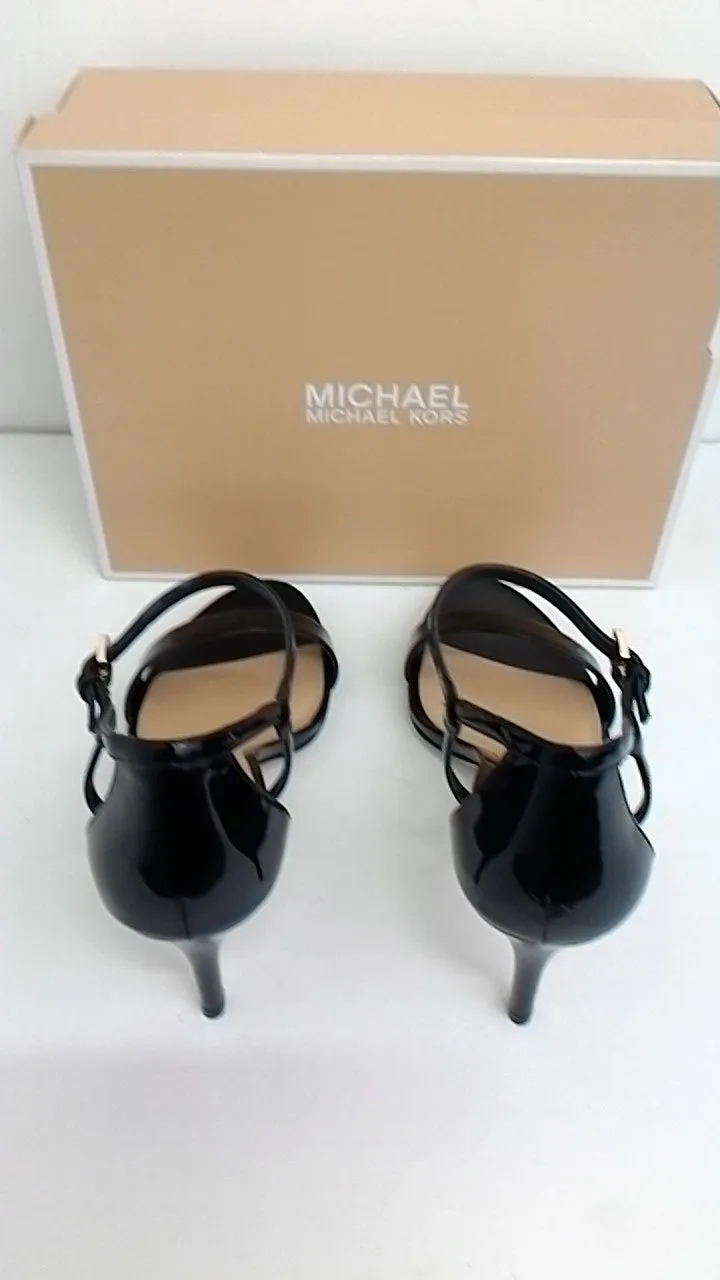 Michael Kors Simone Mid Black Sandal size 10 M