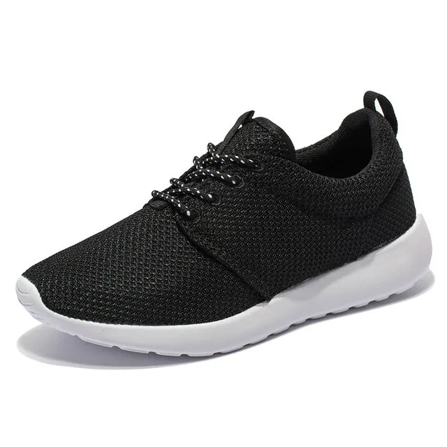 New Sport Sneakers Me Black White Sport Men Shoes Lace Up Training Sneakers Mesh Athletic Sneakers Lightweight Runners