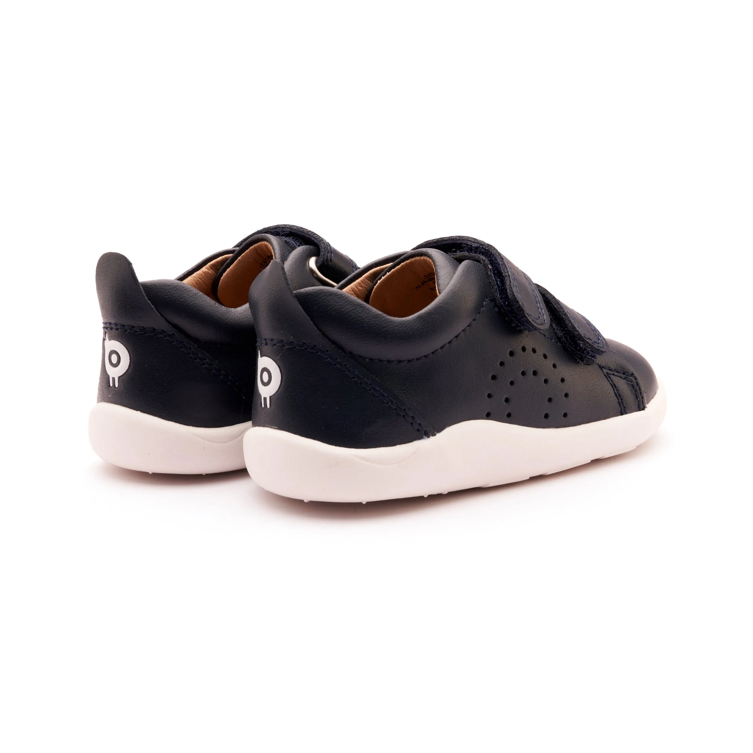 Old Soles Boy's 8056 Little Tot Casual Shoes - Navy / White Sole