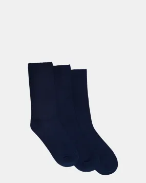 School Turnover 3 Pack Navy