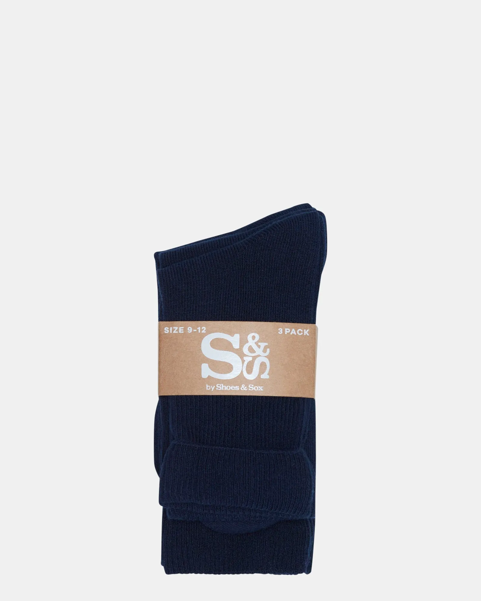 School Turnover 3 Pack Navy