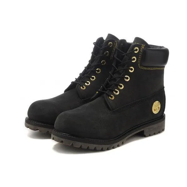 Timberland Classic Boot-Black Gold logo