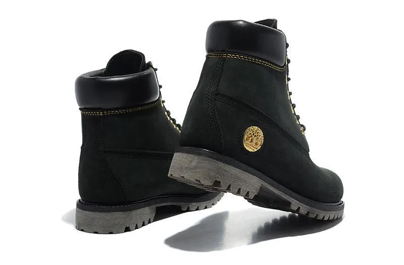 Timberland Classic Boot-Black Gold logo