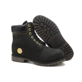 Timberland Classic Boot-Black Gold logo