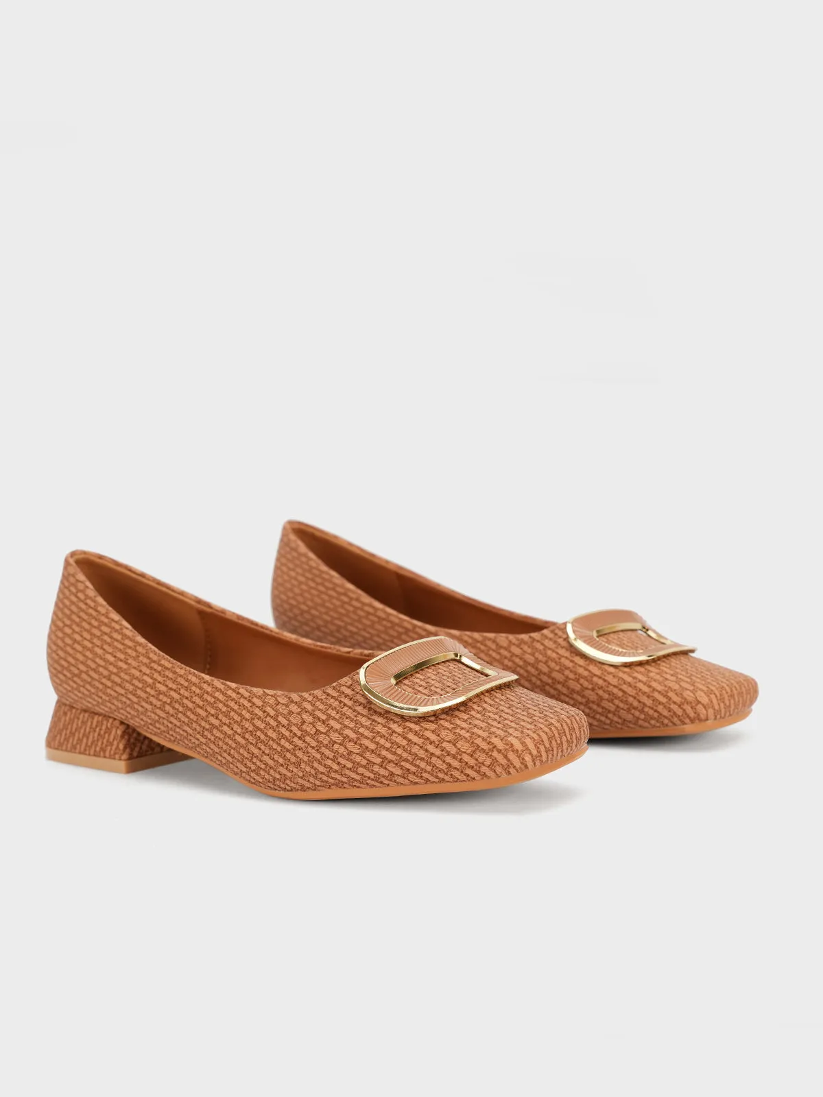 Women's "SANITO" Square Toe Casual Pumps